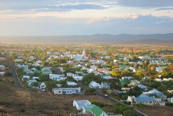 Prince Albert town view, Karoo, Western Cape